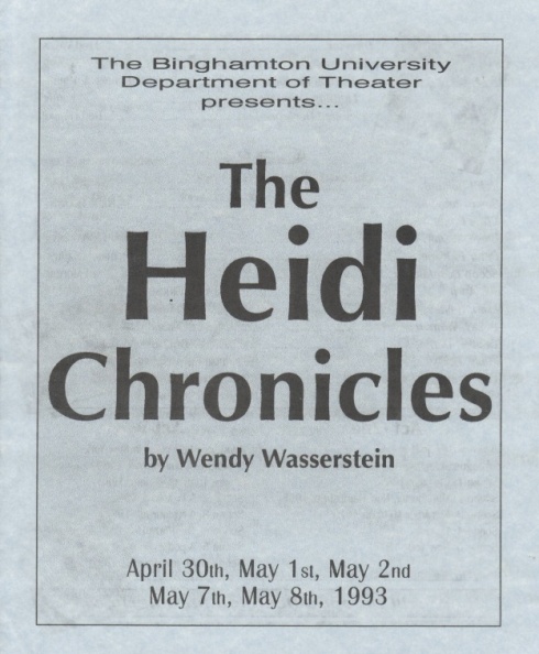 The Heidi Chronicles Cover.JPG